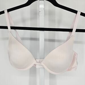 Vtg Y2K Wonderbra Womens Sz 38C Padded Push Up Bra Solid White W637